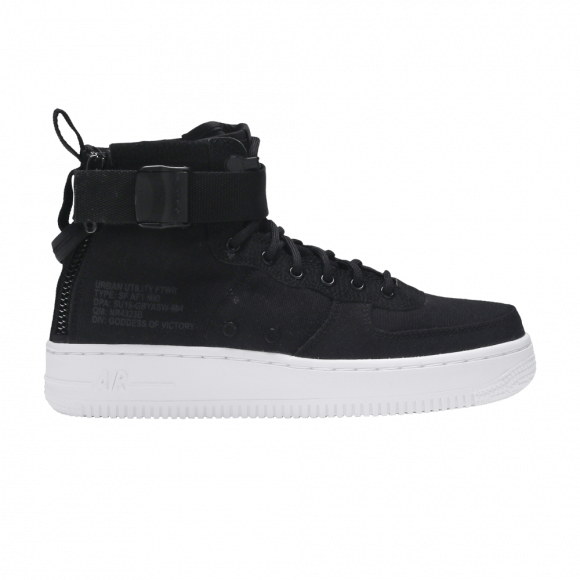 Nike SF Air Force 1 Mid GS 'Black' - AJ0424-004