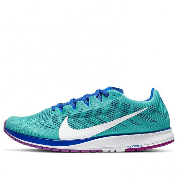 Nike Air Zoom Streak 7 BLUE/GREEN/WHITE Marathon Running Shoes (SNKR)