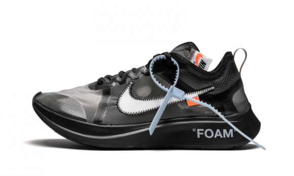 nike off white zoom fly black silver