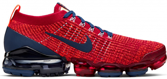 Nike Air VaporMax Flyknit 3 Noble Red Blue Void - AJ6900-600