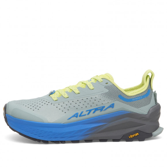 Altra Men's Olympus 6 Sneaker in Gray/Lime - AL0A85NJ-242