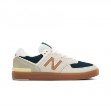 Hombres New Balance All Coasts 574 - White/Gold, White/Gold - AM574WYG