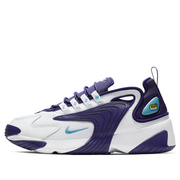 Nike Zoom 2K White Regency Purple Chunky Sneakers/Shoes AO0269-104 - AO0269-104