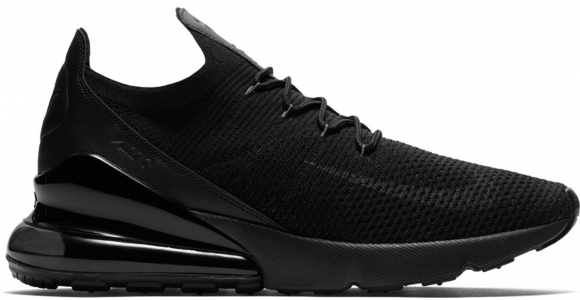 nike air max 270 flyknit kids black