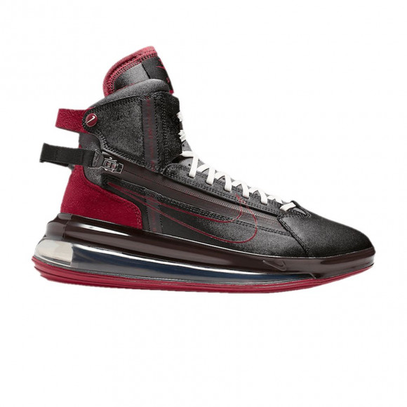 Nike Air Max 720 Saturn 'Black Team Red' Sample | Men's Size 10.5 - AO2110-004-S