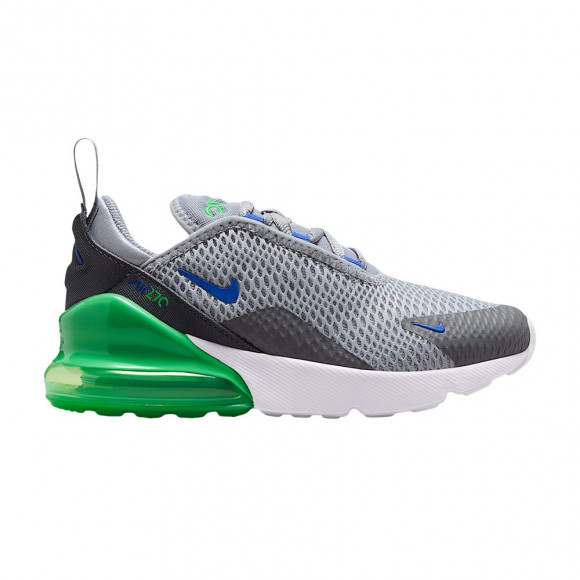Nike Air Max 270 PS 'Wolf Grey Smoke Grey Green Spark Racer Blue' | Kid's Size 3 - AO2372-051