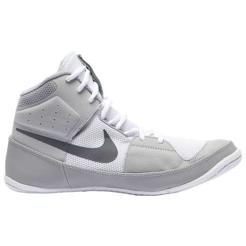Nike Fury - Men's Wrestling Shoes - White / Grey