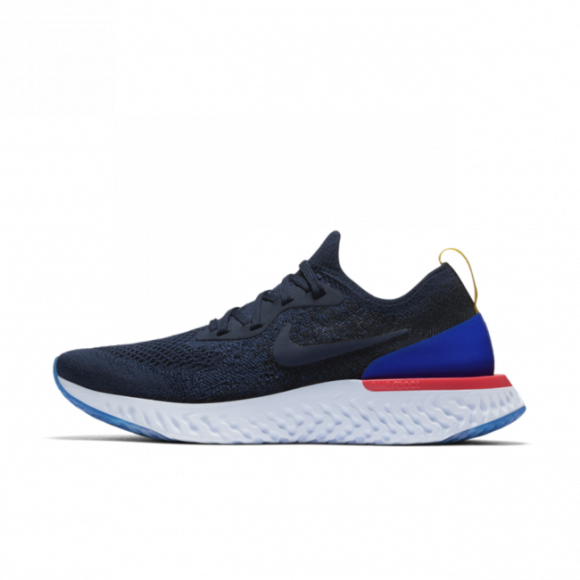 Damskie buty do biegania Nike Epic React Flyknit - Niebieski - AQ0070-400
