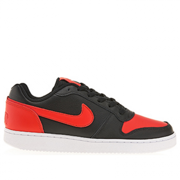 nike ebernon low red and black
