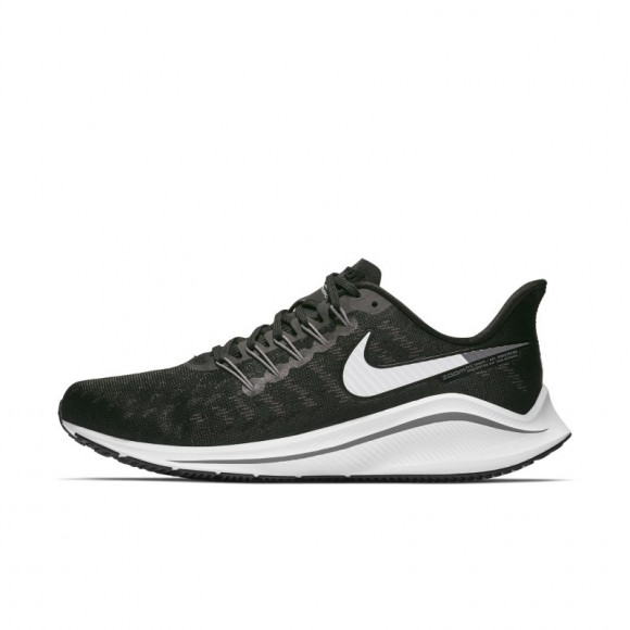 Nike Mens Air Zoom Vomero 14 Running Shoes Black/White/Thunder Grey Size 10.5 - AQ3121-010