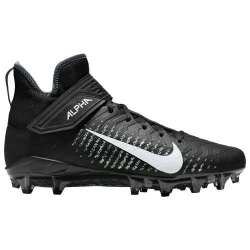 Nike Alpha Menace Pro 2 MID - Men's Molded Cleats Shoes - Black / White / Anthracite - AQ3209-002