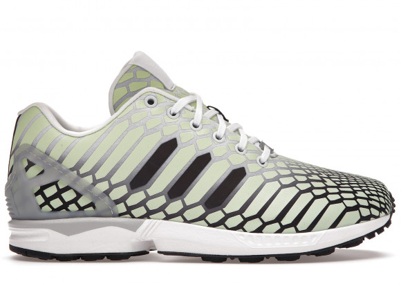 permanecer Odia Compositor adidas ZX Flux Xeno Green - AQ4535 - cloudfoam pure shoes gray blue pants  girls wear