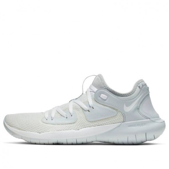 Nike Flex 2019 RN White Marathon Running Shoes/Sneakers AQ7483-100 - AQ7483-100