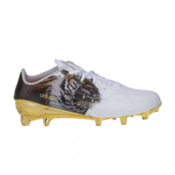 Adidas Adizero 5-Star 5.0 Uncaged 'Tiger' | White | Men's Size 9.5 - AQ7810