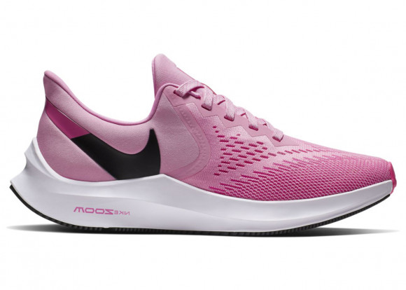 Nike Womens WMNS Zoom Winflo 6 Psychic Pink Marathon Running Shoes/Sneakers AQ8228-600 - AQ8228-600