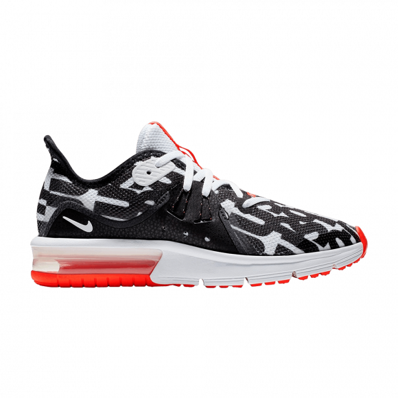 Nike Air Max Sequent 3 JDI GS 'Black White Crimson' - AQ9955-100