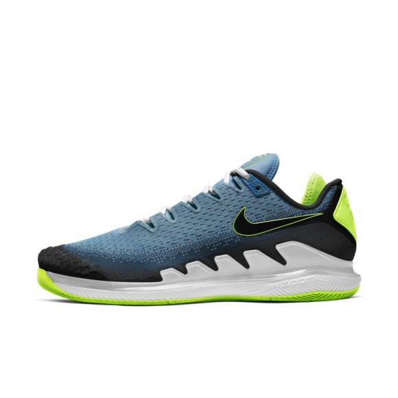 NikeCourt Air Zoom Vapor X Knit tennissko for hard court til herre - Blue - AR0496-400