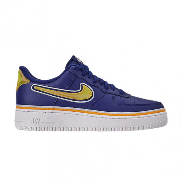 Nike Air Force 1 Low '07 LV8 GS 'Royal Gold' | Blue | Kid's Size 4.5 - AR0734-400