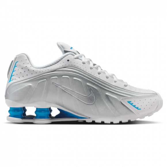 Nike Shox R4 White Blue Hero Silver (Women's) - AR3565-105