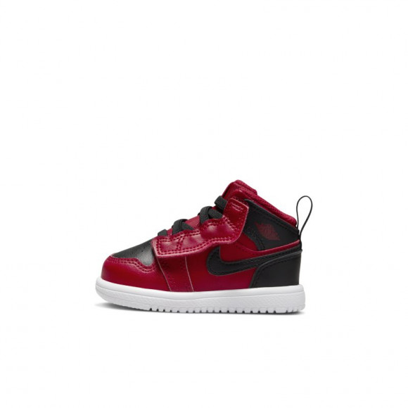 Jordan 1 Mid Baby and Toddler Shoe - Red - AR6352-660
