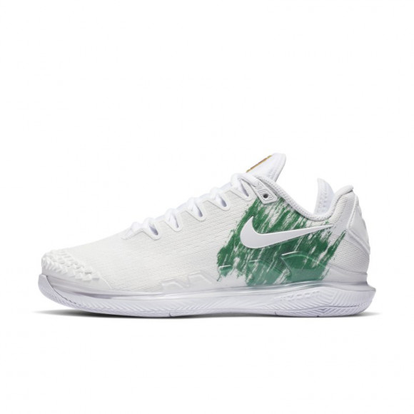 NikeCourt Air Zoom Vapor X Knit Women's Hard Court Tennis Shoe - White - AR8835-111