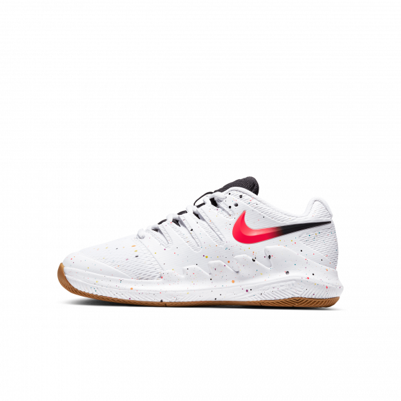 NikeCourt Jr. Vapor X-tennissko til små/store børn - White - AR8851-108