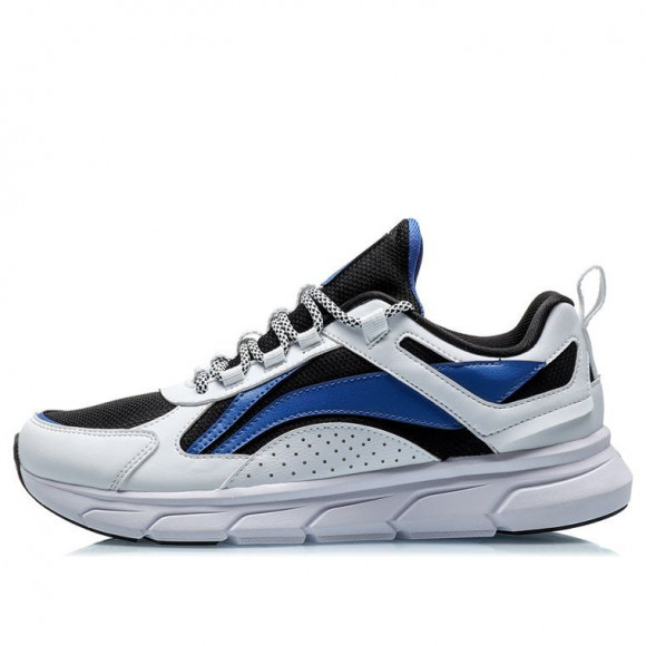 Li-Ning Light Weight Sport Shoes BLACKWHITEBLUE Marathon Running Shoes ARBQ037-1 - ARBQ037-1