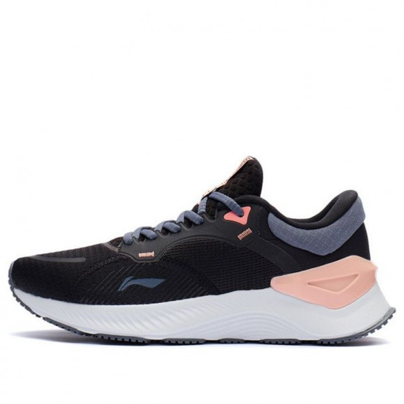 Li-Ning (WMNS) Yueying Element 'Black Folkstone Grey P'ink' Marathon Running Shoes ARHR188-2 - ARHR188-2