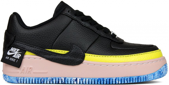 Electricista Restaurar Seguir AT2497 - Nike Air Force 1 Jester XX Black Sonic Yellow Arctic Orange (W) - nike  cortez shoes black and gray for girls hair - 001