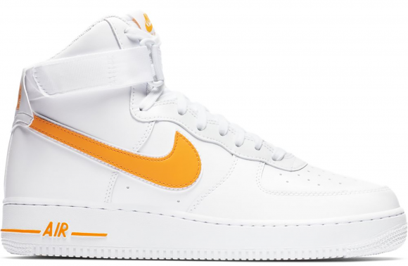 white and university gold air force 1
