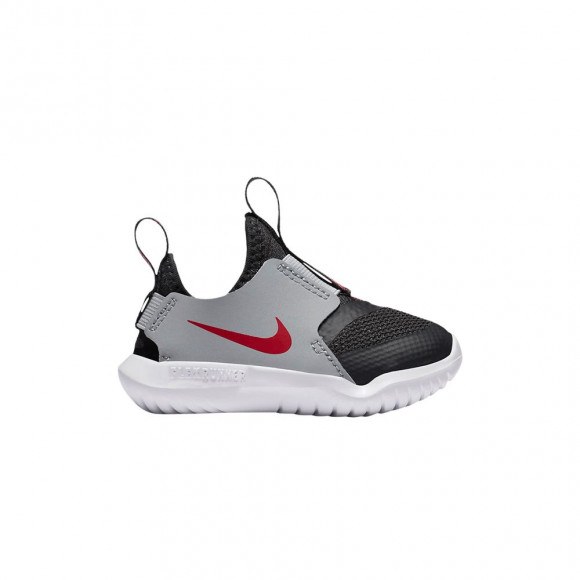 Nike Flex Runner TD 'Dark Smoke Grey University Red' | Infant Size 9 - AT4665-013