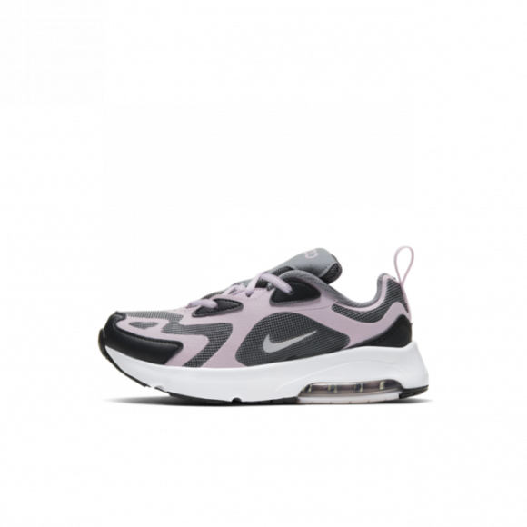 Nike Girls Nike Air Max 200 - Girls' Preschool Shoes Off Noir/Iced Lilac/Smoke Grey Size 03.0 - AT5628-008