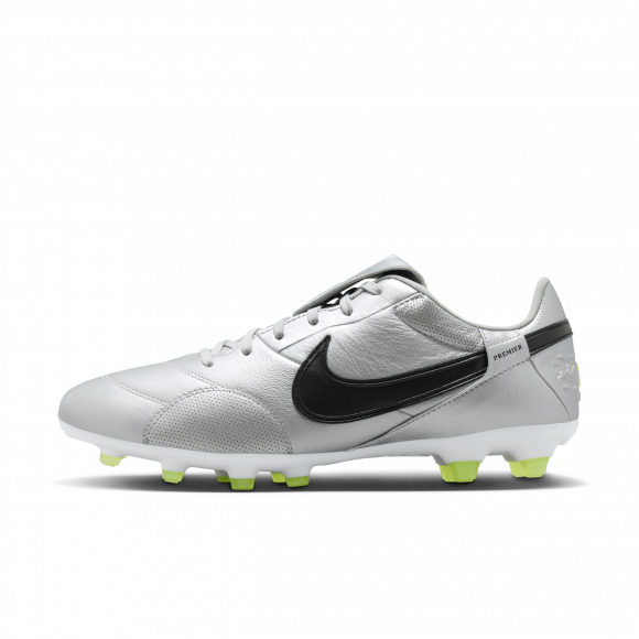 NikePremier 3 voetbalschoenen (stevige ondergrond) - Grijs - AT5889-004