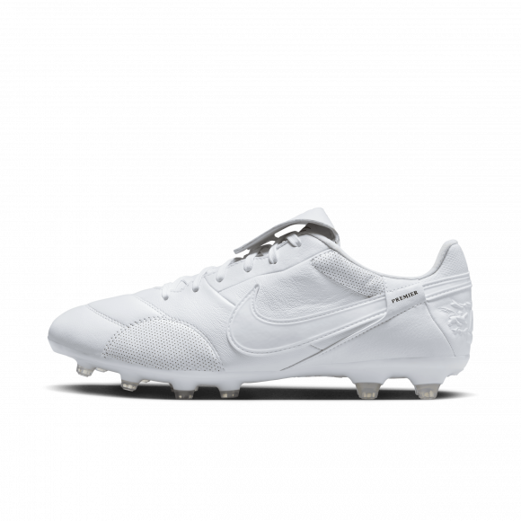 NikePremier 3 voetbalschoenen (stevige ondergrond) - Wit - AT5889-100