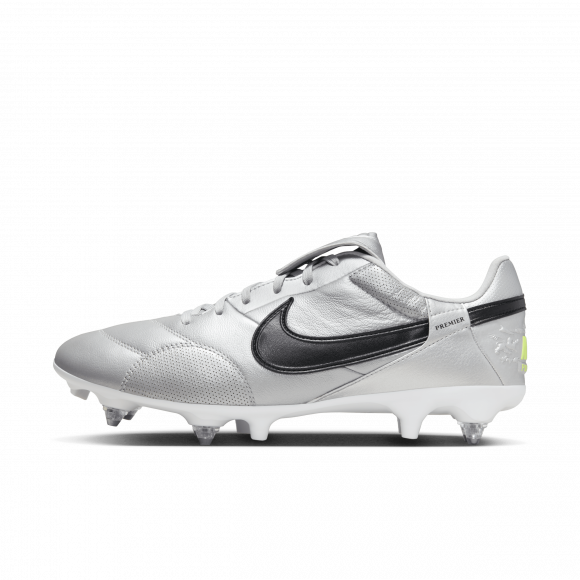 NikePremier 3 voetbalschoenen (zachte ondergrond) - Grijs - AT5890-004