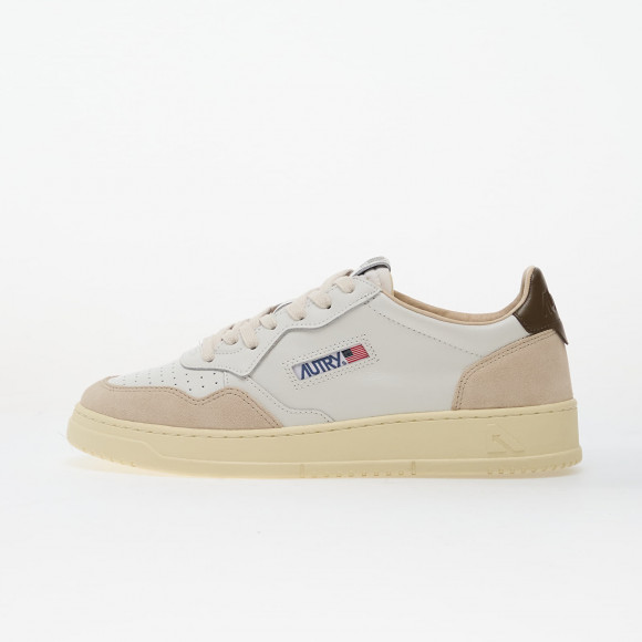 Sneakers Autry Medalist Low Man Leat/ Suede White/ Teak - AULMLS15