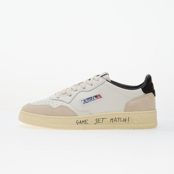 Sneakers Autry Medalist Low Man Match/ Suede White/ Black - AULMMA04