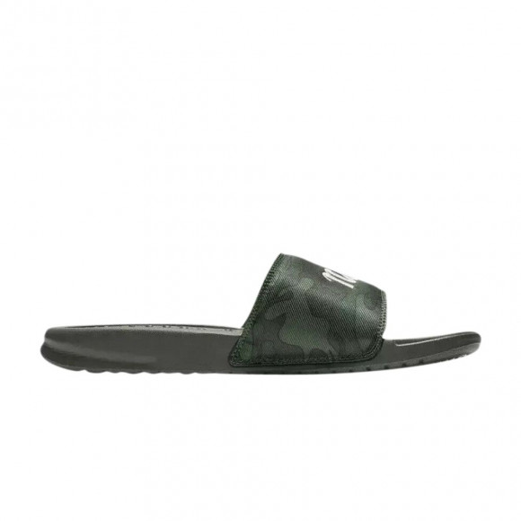 Nike Wmns Benassi JDI TXT SE 'Camo - Medium Olive' | Green | Women's Size 7 - AV0718-200
