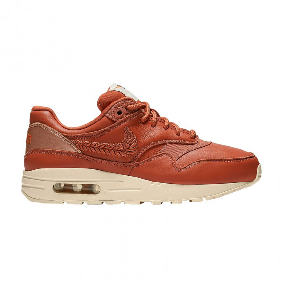 Nike Air Max 1 Premium GS 'Embroidered Swoosh' | Tan | Kid's Size 5 - AV2288-200