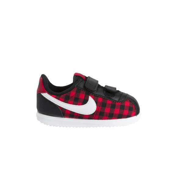 Nike Cortez Basic TXT SE TDV 'Plaid' | Red | Infant Size 5 - AV3817-003