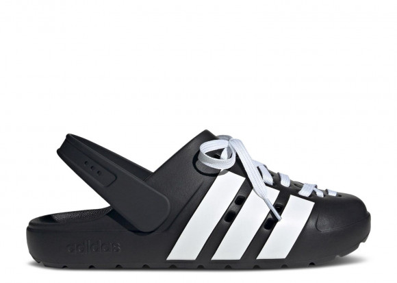 adidas Adilette Clog 2.0 'Black White' | Men's - Adilette-Clog-2.0