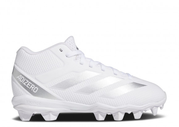 Adidas Adizero Impact.2 Molded J 'White Silver' | Kid's - Adizero-Impact.2