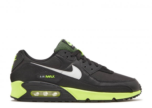 Air Max 90 'Black Hot Lime' | Black | Men's - Air-Max-90