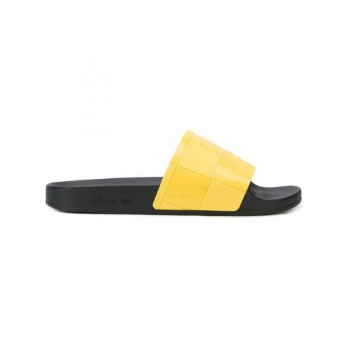 adidas Adilette Checkerboard Raf Simons Black Yellow - B22529