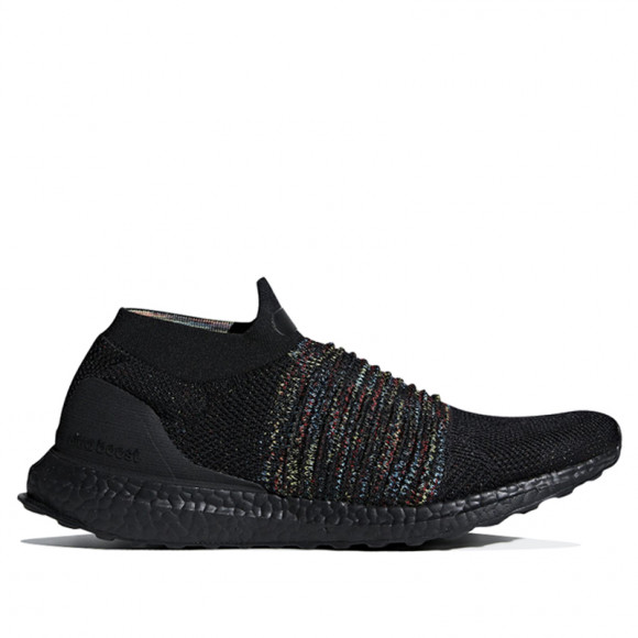 Adidas UltraBoost Laceless Black Marathon Running Shoes/Sneakers B37685 -  B37685