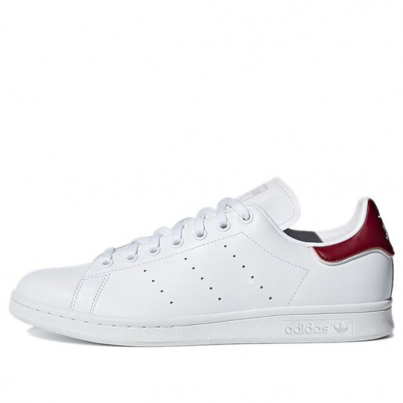 adidas originals Stan Smith White/Red Shoes (Unisex/Skate/Wear-resistant/Cozy) B37911 - B37911