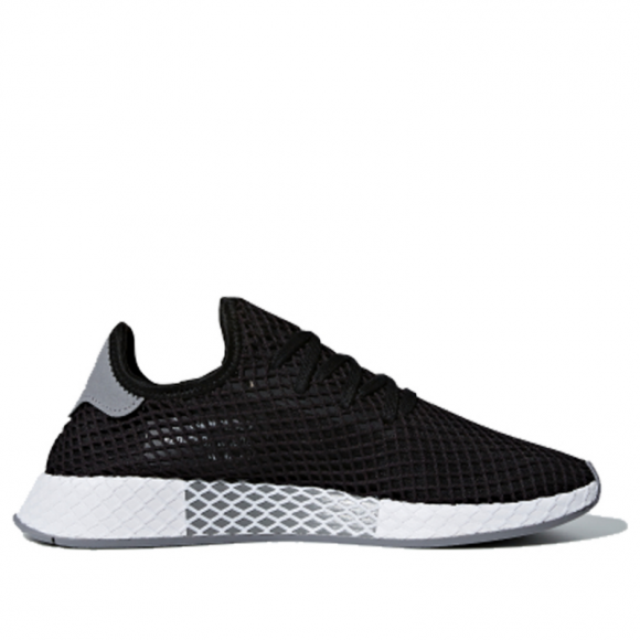 Adidas Deerupt Runner 'Core Black' Core Black/Core Black/Solar Red Marathon Running Shoes/Sneakers B41765 - B41765