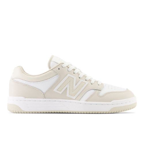 New Balance Hombre 480 in Gris/Blanca, Leather, Talla 36 - BB480LBB
