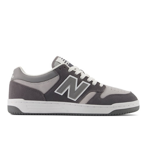 New Balance Homens 480 in Cinza, Leather - BB480LEC