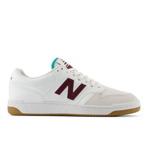 New Balance Homens 480 in Verde, Leather - BB480LFT